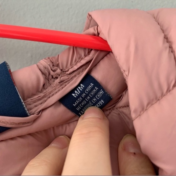 Reebok Dusty Rose Packable Full Zip Coat Size M - Picture 6 of 11